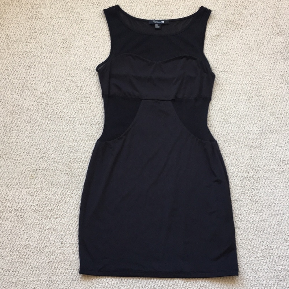 Forever 21 black bodycon dress